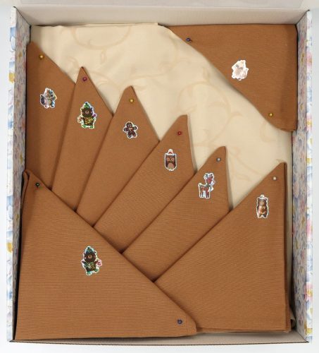 Подарочный набор скатерть и салфетки 168-268-ГПГ, фото 2