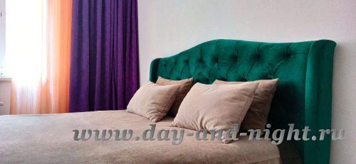 Покрывало и декоративные подушки из шенилла серый беж в спальню для дома