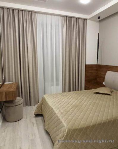 Шторы и покрывало в спальню. Частная квартира - 62 Шторы и покрывало в спальню. Частная квартира - 62