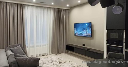 Шторы в гостиной - 39-n.